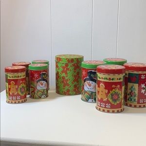9 Holiday tins
